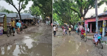 ফুলবাড়ীতে সংস্কার হচ্ছে না সড়ক, ভোগান্তিতে মানুষ