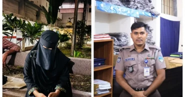 নদীতে ঝাঁপ দেওয়া নারীকে বাঁচালেন পুলিশ সদস্য