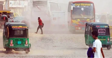 অস্বাস্থ্যকর বাতাস নিয়ে বিশ্বের তৃতীয় দূষিত শহর ঢাকা