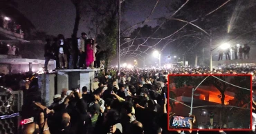 ধানমণ্ডি ৩২-এর বাড়িতে ব্যাপক ভাঙচুর, অগ্নিসংযোগ