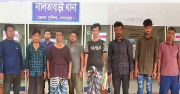 নালিতাবাড়ী সীমান্তে অনুপ্রবেশের অভিযোগে আটক ৮, আধার কার্ড জব্দ