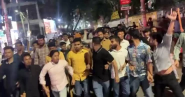 যুবদল নেতা নয়নের বিরুদ্ধে বিক্ষোভ মিছিল