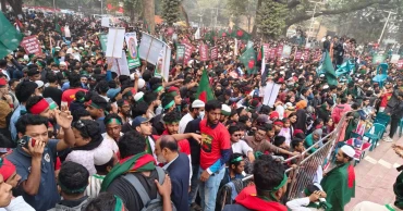 মার্চ ফর ইউনিটি: জনসমুদ্রে ও স্লোগানে মুখরিত শহীদ মিনার 