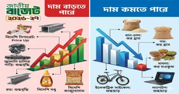 বাজেট ২০২৬-২৭: কোন পণ্যের দাম বাড়বে, কমছে কোনটির