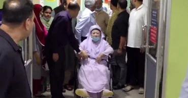 জরুরি স্বাস্থ্য পরীক্ষার জন্য মধ্যরাতে হাসপাতালে খালেদা জিয়া