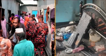 নারায়ণগঞ্জে গ্যাসের লিকেজ থেকে বিস্ফোরণ, দগ্ধ ৮