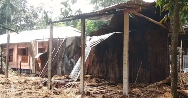 ছাত্রলীগ সভাপতি সাদ্দামের বাড়িতে ‘অগ্নিসংযোগ’