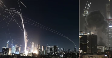 ইসরায়েলে ইরানের দূরপাল্লার ক্ষেপণাস্ত্র হামলা