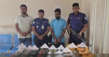 শরীয়তপুরে ‘হাতবোমা তৈরির সরঞ্জাম’সহ এক ব্যক্তি আটক