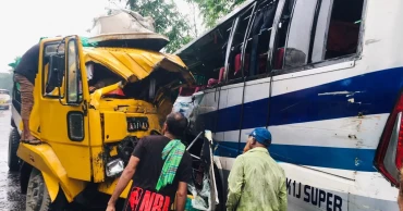 পাবনায় বাস-ট্রাক সংঘর্ষে ঝরল ৩ প্রাণ