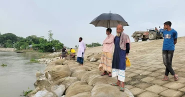 কুড়িগ্রামে ৬২৯ কোটি টাকার ধরলা প্রকল্পে ধস, আতঙ্কে হাজারো পরিবার