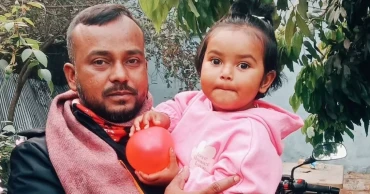 রাজবাড়ীতে বজ্রপাতে বাবার মৃত্যু, কোল থেকে ছিটকে বাঁচল মেয়ে