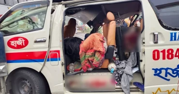 ফরিদপুরে ট্রাকচাপায় অ্যাম্বুলেন্সের তিন যাত্রী নিহত
