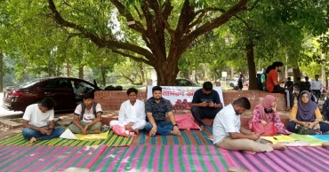 কুয়েট ভিসি মাসুদের পদত্যাগ দাবিতে জাবিতেও অনশন