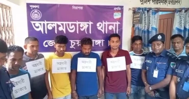 চুয়াডাঙ্গায় ডাকাতির সরঞ্জামসহ গ্রেপ্তার ৬