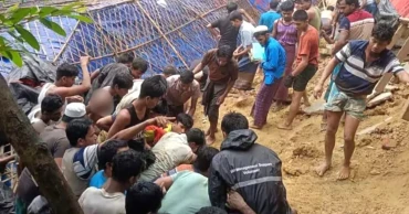 রোহিঙ্গা ক্যাম্পে পাহাড় ধসে নিহত বেড়ে ৮