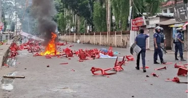 গোপালগঞ্জে এনসিপির সমাবেশকে ঘিরে পুলিশের সঙ্গে ছাত্রলীগের সংঘর্ষ, জেলা সদরে ১৪৪ ধারা জারি