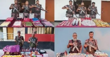 বেনাপোলে ১ কোটি ৩০ লাখ টাকার ভারতীয় চোরাই পণ্য জব্দ