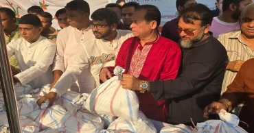 গণআন্দোলনে অংশ নেওয়া দুস্থ ব্যক্তিদের ঈদ উপহার দিলেন কাইয়ুম