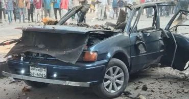 আশুলিয়া প্রাইভেটকারের সিলিন্ডার বিস্ফোরণে আহত ৩