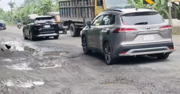 ঈদযাত্রায় ভাঙ্গা-চোরা মহাসড়কে ভোগান্তি, ডাকাতির আশঙ্কা