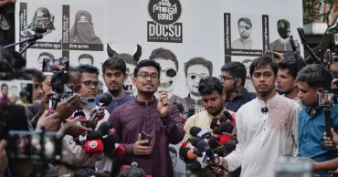 ডাকসু নির্বাচন: চারুকলায় ‘ঐক্যবদ্ধ শিক্ষার্থী জোট’ প্যানেলের ফেস্টুন ভাঙচুর