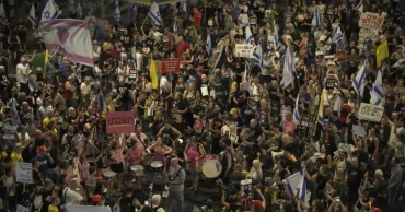 শান্তিচুক্তির দাবিতে ইসরায়েলজুড়ে বিক্ষোভ, আটক ৩২