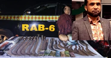 ঝিনাইদহে বিপুল পরিমাণ দেশীয় অস্ত্র ও মাদকসহ নারী গ্রেপ্তার