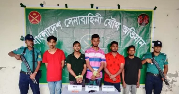 খুলনায় অস্ত্র-গুলি ও ইয়াবাসহ আটক ৫