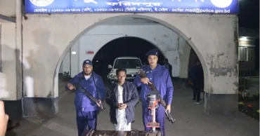 ফরিদপুরে যৌথবাহিনীর অভিযানে অবৈধ অস্ত্র উদ্ধার, আটক ১