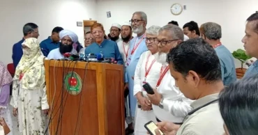 রাষ্ট্রপতি নির্বাচন: অলি আহমেদের পক্ষে জামায়াত জোটের মনোনয়ন সংগ্রহ