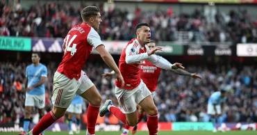 Martinelli rescues Arsenal with stoppage-time strike against Man City