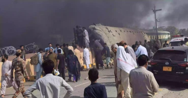 A powerful bomb has exploded near railway track in southwest Pakistan, killing at least 19 people