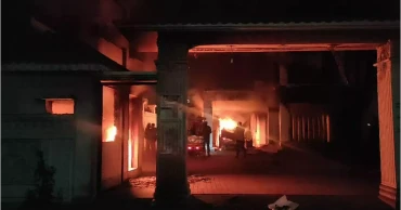 Former MP Shimul’s residence vandalised, set on fire in Natore