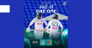 Bangladesh recover from batting collapse to cross 300 against Afghanistan