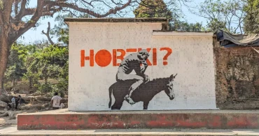 Latest 'HOBEKI?' graffiti sparks intrigue in Chattogram’s CRB area