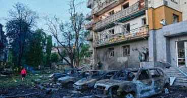 One killed, eight injured in overnight Russian missile attack on Kyiv