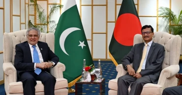 Meeting between Touhid Hossain and Pakistan’s Ishaq Dar underway