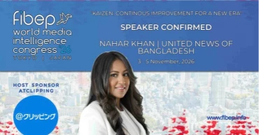 UNB Executive Editor Nahar Khan invited to Global Media Intelligence Congress in Tokyo
