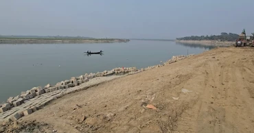 Construction of Madhumati Embankment brings hope for a secure future