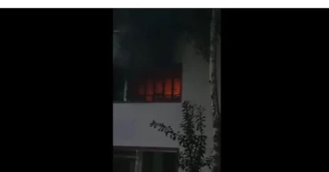 Fire gutted medical equipment at Galachipa Upazila Health Complex