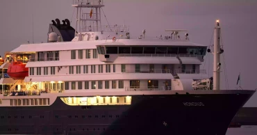 Hantavirus-stricken cruise ship arrives at Tenerife in Spain's Canary Islands
