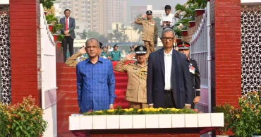 Home adviser pays tributes at Razarbagh Police Memorial