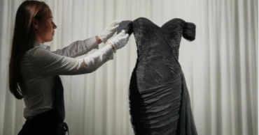Princess Diana’s ‘revenge dress’ goes on display ahead of Sotheby’s auction