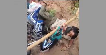 Motorcyclist found dead in Feni after getting entangled with bamboo pole carrying Argentina flags