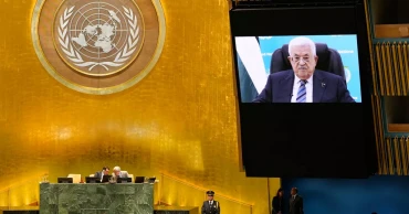 Palestinian President addresses UNGA by video after US denies visa
