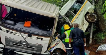 At least 11 killed in minibus taxi-truck crash in South Africa