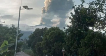 Philippine volcano erupts, ashfall forces village school closures