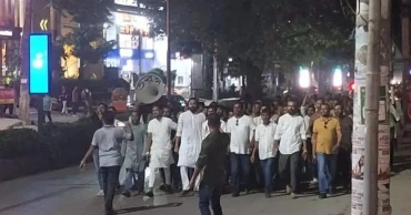 Swachhasebak Dal stages procession protesting Awami League activities