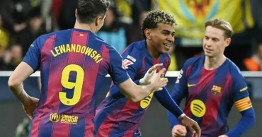 Raphinha, Yamal on target as leaders Barcelona beat Villarreal